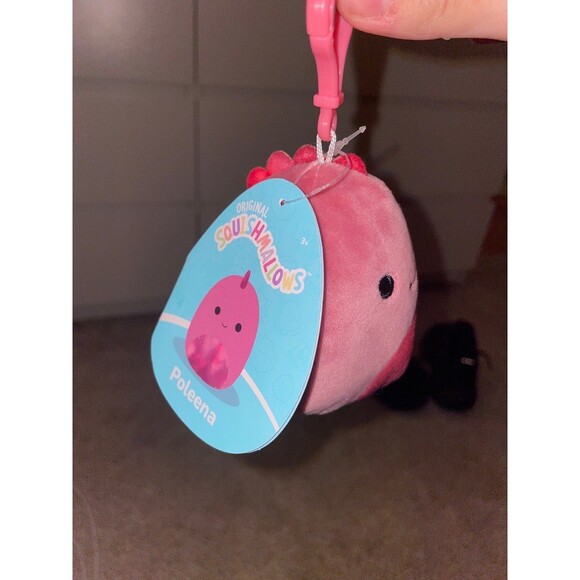 Poleena the pink dinosaur Squishmallow - Picture 1 of 3